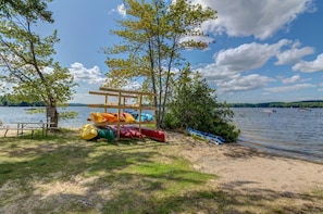 Kayaks come with rental