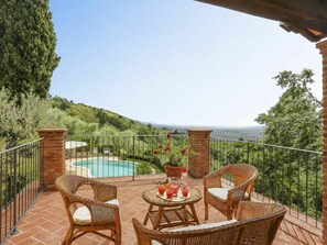 Sky, Table, Furniture, Water, Property, Chair, Plant, Nature, Wood, Azure