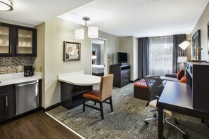You will love the open living area.
