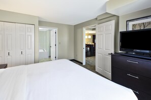 Fall asleep in our cozy bedroom.