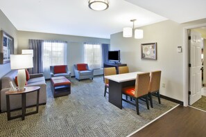 You will love the open living area.