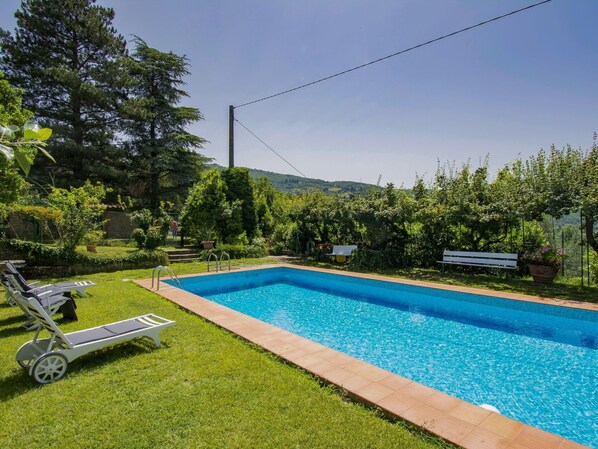 L'Eau, Plante, Ciel, Bleu Azur, Piscine, Rectangle, Ombre, Herbe, Arbre, Loisir