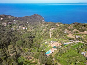Blue, Natural Landscape, Landscape, Bird'S-Eye View, Aerial Photography, Hill Station, Coast, Tropics, Chaparral