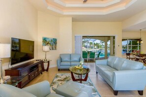 Open Living at Casa Maria with Living Room Being the Center of the Home