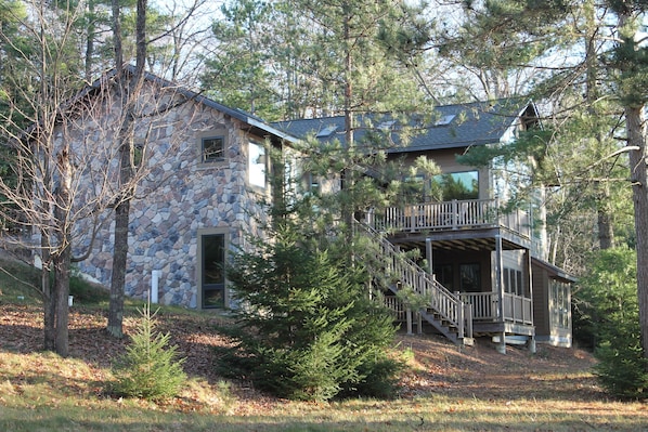 Exterior showing decks