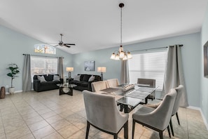 Formal dining and living room