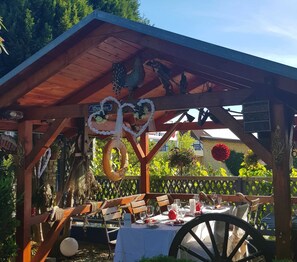 Festliche Terrasse