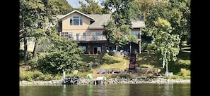 View of home from Lake Cowdry