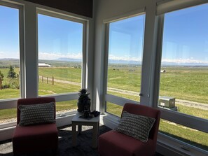 south west views from living room