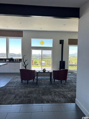 south facing sitting area