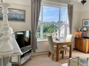 Living Room with views to Lincombe Hills