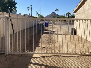 Gate to keeps pets in!