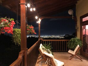 2nd floor balcony overlooking San Jose