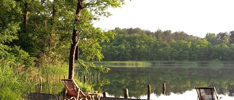 Entspannung am See, direkt am Ferienhof, Ausgangspunkt für Bootstouren