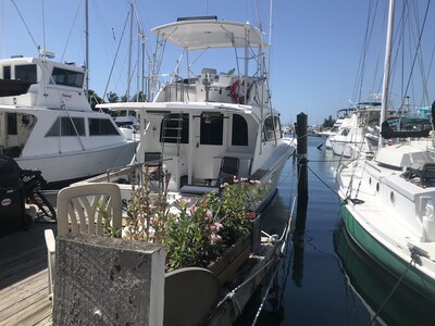 Live Like a Local on a Luxury Sport Fisher Yacht in a Key West marina!