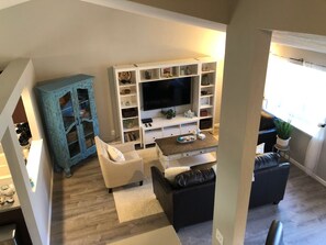 View from the top of the stairs