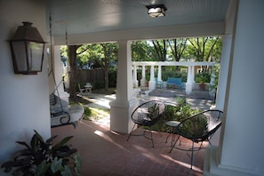 Arbor and patio