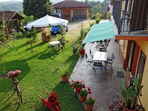 Backyard, Property, House, Yard, Grass, Building, Rural Area, Tree, Village, Garden