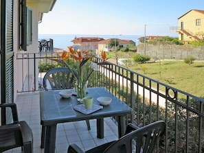 Property, House, Building, Vacation, Real Estate, Yellow, Town, Balcony, Room, Home