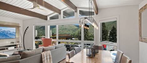 You will love the floor to ceiling windows with views of Aspen!