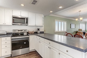 Fully Stocked Kitchen with Drip Coffee Maker