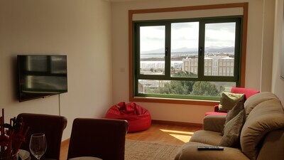 Beach Duplex Apartment Great Views, BBQ, Parking, Terrace, location & Comfort