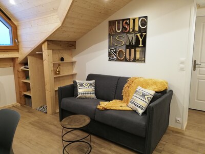New apartment at the foot of the slopes - la Féclaz center station - Au Cozy d'Elana