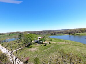 Aerial view front of house