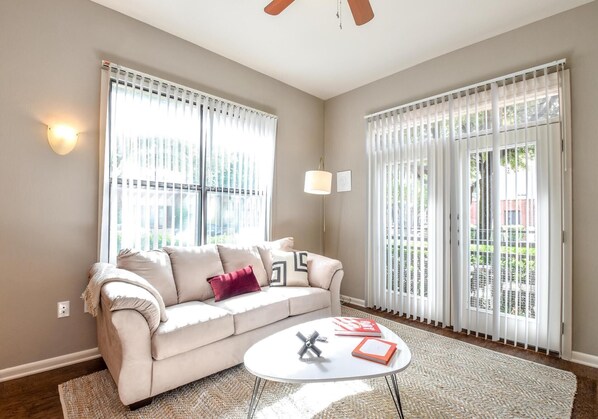 All of our units are one-of-a-kind; decor and floor plan may vary from the photos shown