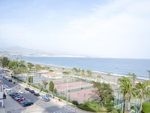 Vue sur la plage ou l’océan