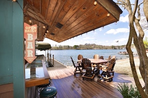 Lakeside bar