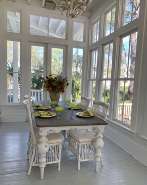 Other side covered porch on 1st floor