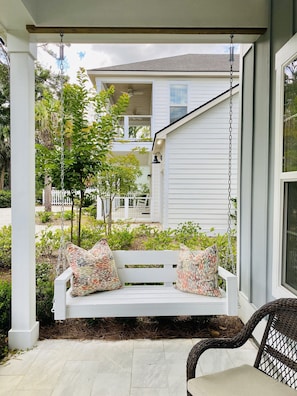 Front porch swing.
