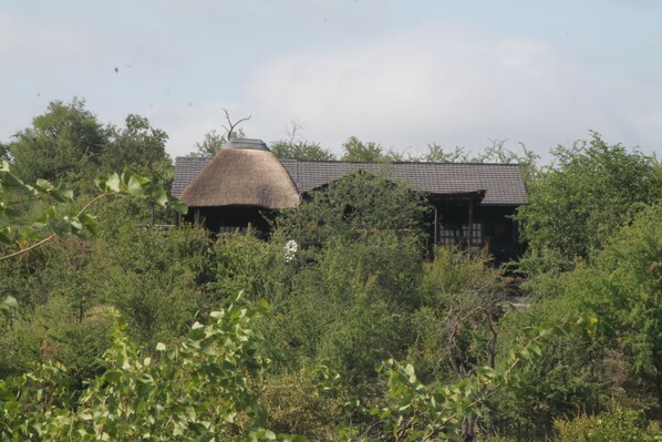 Front View of Lodge