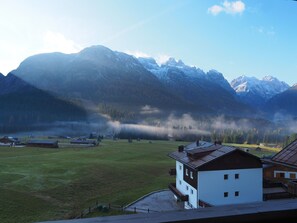 Blick von der Unterkunft