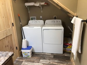 Washer and dryer on the main floor