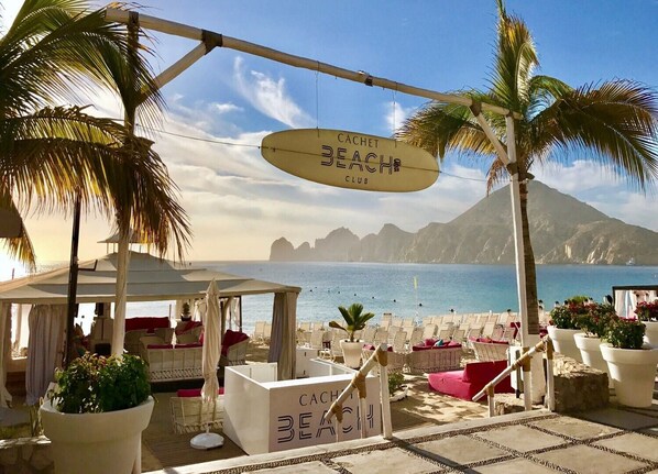Exclusive access to the Cachet Beach Club