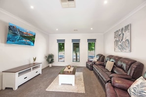 Second living area and TV