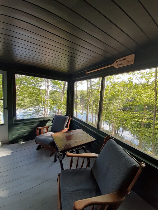 Every view from the porch is a water view!