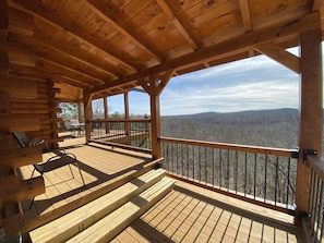 Winter view from the upper deck.