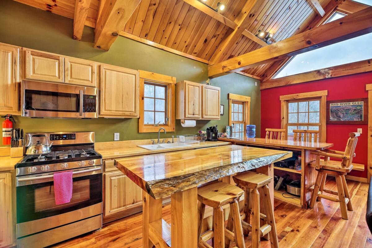 Ski Lodge Mtn Retreat w/ Fire Pit, Deck & Views!