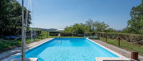 Water, Sky, Swimming Pool, Plant, Azure, Tree, Shade, Rectangle, Leisure, Aqua