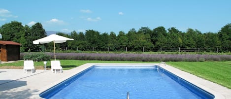 Piscina, Propiedad, Bienes Raíces, Ocio, Vacaciones, Casa, Hierba, Casa, Inmuebles, Edificio