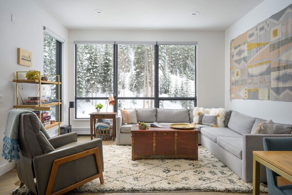 Welcome to Chill 404 - an eclectic, modern condo at the base of Jane Creek