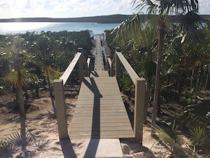 Stairs down to dock