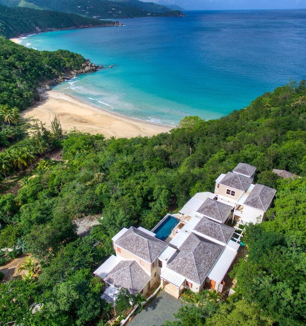 Villa Parvati overlooking Little Bay