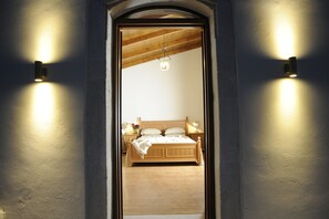 The upstairs bedroom