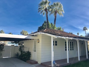 Your beautiful home base in Palm Springs, a 1930s bungalow and casita.