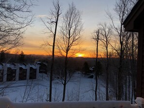 sunrise from balcony