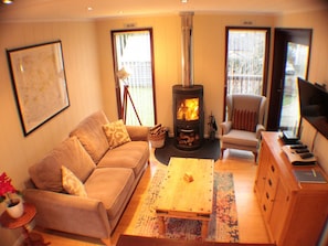 Living area | The Wooden Lodge, Upper Lye, near Presteigne
